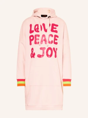 Miss Goodlife Sukienka Z Kapturem rosa