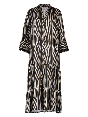 miss goodlife Sukienka "Zebra" w kolorze kremowo-czarnym rozmiar: XL
