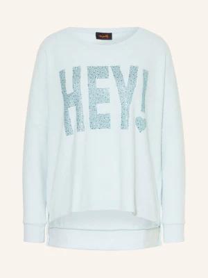 Miss Goodlife Sweter Oversize Z Kamieniami Ozdobnymi blau JASNONIEBIESKI