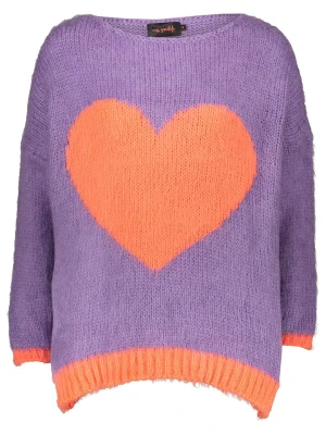 miss goodlife Sweter w kolorze fioletowo-pomarańczowym rozmiar: XL
