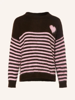 Miss Goodlife Sweter Z Alpaki braun brązowy