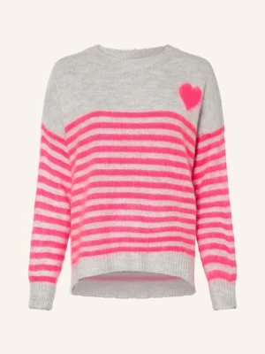Miss Goodlife Sweter Z Alpaki grau