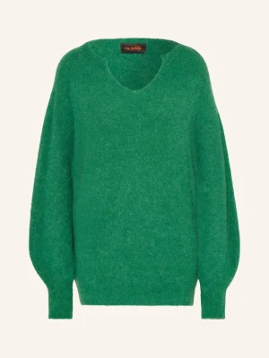 Miss Goodlife Sweter Z Alpaki gruen ZIELONY