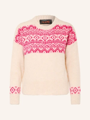 Miss Goodlife Sweter Z Błyszczącą Przędzą beige