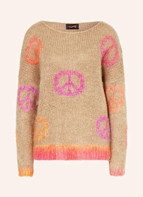 Miss Goodlife Sweter Z Dodatkiem Alpaki beige