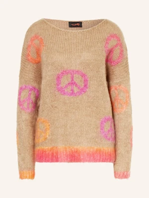 Miss Goodlife Sweter Z Dodatkiem Alpaki beige