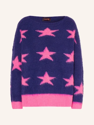 Miss Goodlife Sweter Z Dodatkiem Alpaki blau