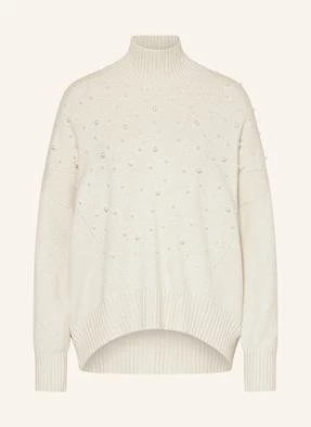 Miss Goodlife Sweter Z Ozdobnymi Perełkami beige