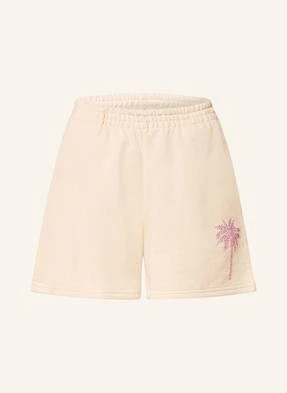 Miss Goodlife Szorty Dresowe Z Ozdobnymi Kamykami beige