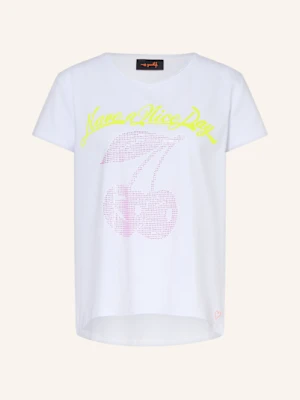 Miss Goodlife T-Shirt Have A Nice Day Z Ozdobnymi Kamykami weiss