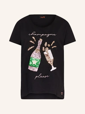Miss Goodlife T-Shirt Z Cekinami schwarz
