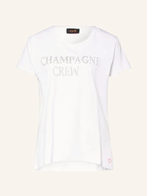 Miss Goodlife T-Shirt Z Kamieniami Ozdobnymi weiss BIAŁY