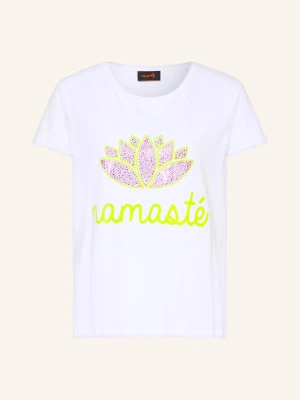 Miss Goodlife T-Shirt Z Kamieniami Ozdobnymi weiss biały
