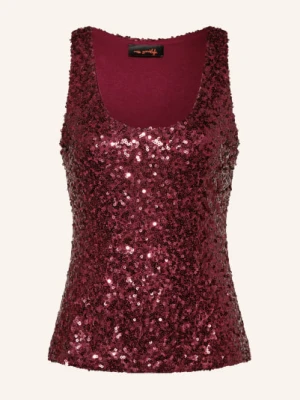 Miss Goodlife Top Z Cekinami rot