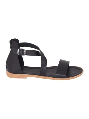 Miss Hera Skórzane sandały w kolorze czarnym rozmiar: 38