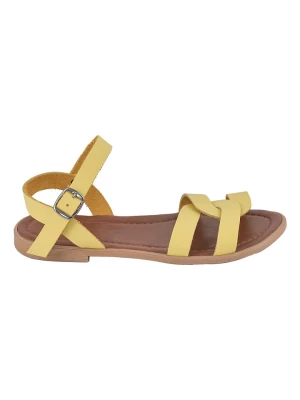 Miss Hera Skórzane sandały w kolorze żółtym rozmiar: 39