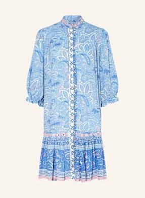 Miss June Sukienka Z Rękawem 3/4 blau
