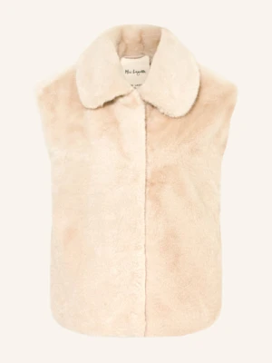 Miss Lagotte Kamizelka Ze Sztucznego Futra beige