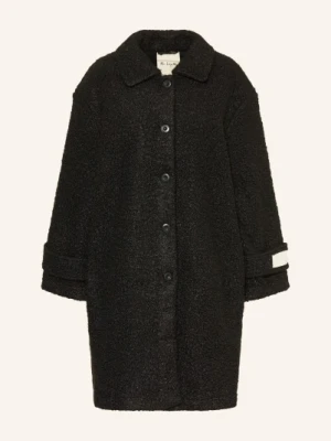 Miss Lagotte Płaszcz Bouclé schwarz