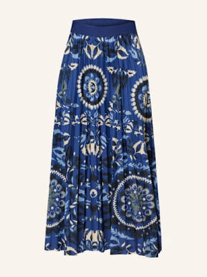 Miss Lagotte Spódnica Plisowana blau