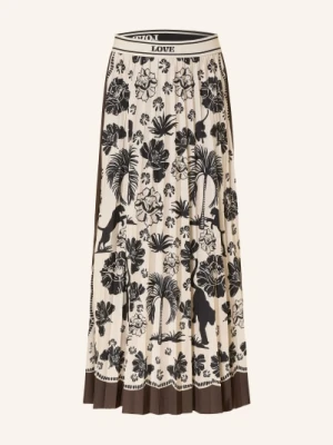 Miss Lagotte Spódnica Plisowana weiss