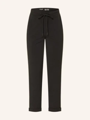 Miss Lagotte Spodnie 7/8 Z Dżerseju schwarz