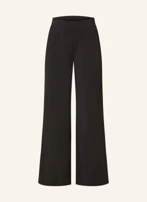 Miss Lagotte Spodnie Marlene Z Dżerseju schwarz