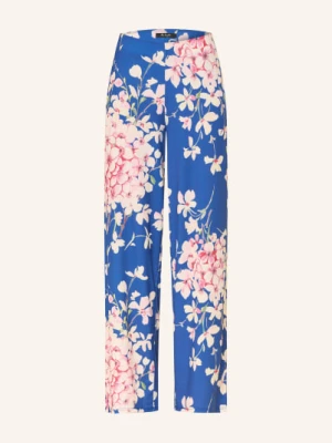 Miss Lagotte Spodnie Z Materiału Typu Marlene blau