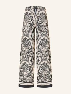 Miss Lagotte Spodnie Z Materiału Typu Marlene schwarz