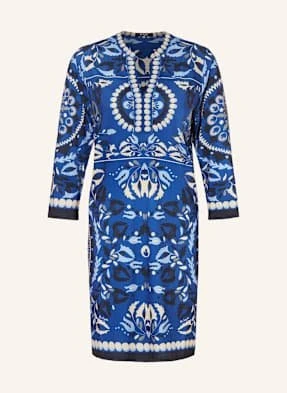 Miss Lagotte Sukienka Satynowa Z Rękawami 3/4 blau