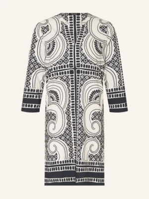 Miss Lagotte Sukienka Satynowa Z Rękawami 3/4 grau