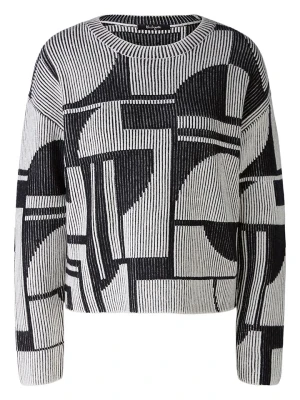 Miss Lagotte Sweter w kolorze szaro-czarnym rozmiar: 40
