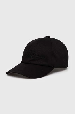 Miss Sixty czapka z daszkiem bawełniana HJ8590 HAT kolor czarny gładka 6L2HJ8590000