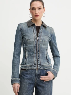 Miss Sixty kurtka jeansowa kolor niebieski przejściowa 6S3WJ44200