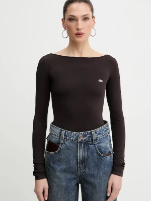 Miss Sixty longsleeve kolor brązowy 6S3RJ42700