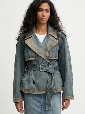 Miss Sixty płaszcz jeansowy