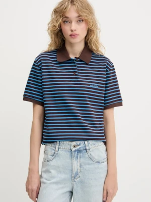 Zdjęcie produktu Miss Sixty polo bawełniane damski kolor niebieski 6S2SJ0590J
