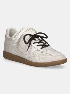 Miss Sixty sneakersy skórzane damskie kolor beżowy 6S2QJ86700