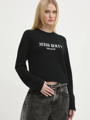 Miss Sixty sweter wełniany damski kolor czarny 6L4RJ4360000