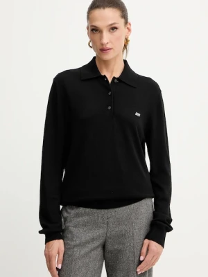 Miss Sixty sweter wełniany damski kolor czarny lekki 6S1RJ37300