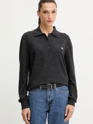 Miss Sixty sweter wełniany damski kolor szary lekki 6S1RJ37300