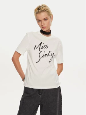 Miss Sixty T-Shirt 6L3SJ3780000 Biały Regular Fit