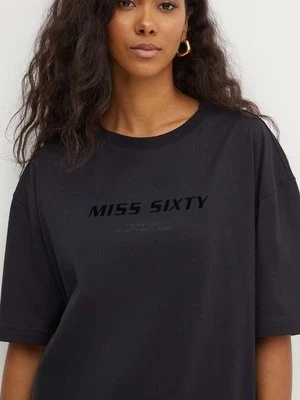 Miss Sixty t-shirt bawełniany 6L2SJ2120000 SJ2120 T-SHIRT damski kolor czarny 6L2SJ2120000