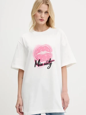 Zdjęcie produktu Miss Sixty t-shirt bawełniany damski kolor biały 6S2SJ04100