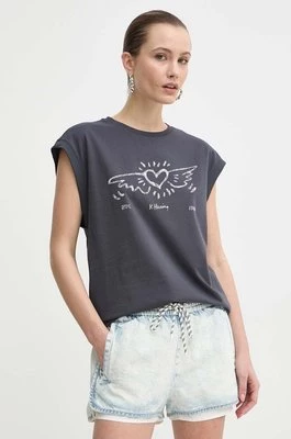 Miss Sixty t-shirt bawełniany x Keith Haring damski kolor szary 6L1SJ2400000