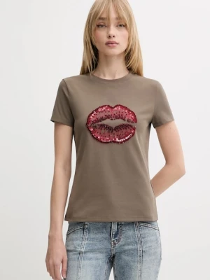 Zdjęcie produktu Miss Sixty t-shirt damski kolor brązowy 6S2SJ01200