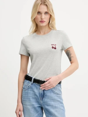Miss Sixty t-shirt damski kolor szary 6S2SJ19500