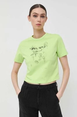 Miss Sixty t-shirt damski kolor zielony