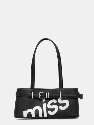 Miss Sixty torebka zamszowa kolor czarny 6S3GJ81600