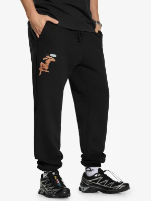 Miss spodnie dresowe czarne Prosto